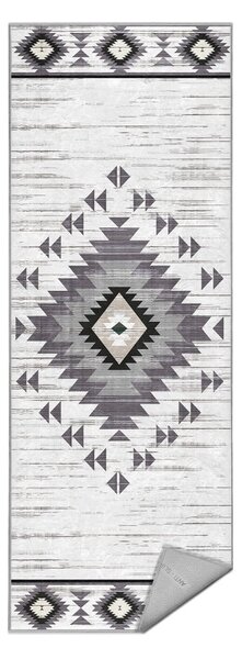 Svijetlo siva perivia staza 80x200 cm Ethnic Geo – Mila Home