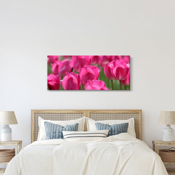 Slika - Ružičasti tulipani (120x50 cm)
