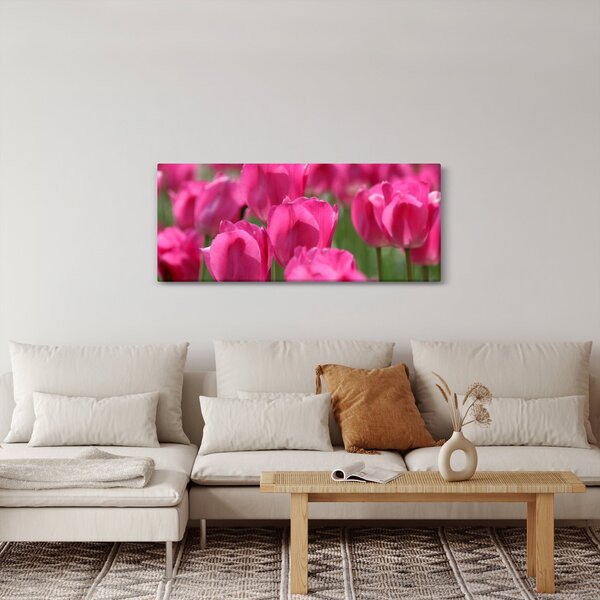 Slika - Ružičasti tulipani (120x50 cm)