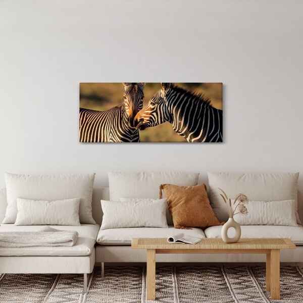 Slika - Dvije zebre (120x50 cm)