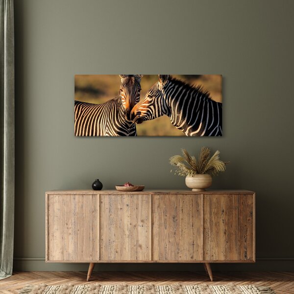 Slika - Dvije zebre (120x50 cm)