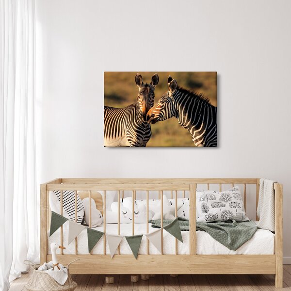 Slika - Dvije zebre (90x60 cm)