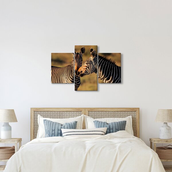 Slika - Dvije zebre (90x60 cm)