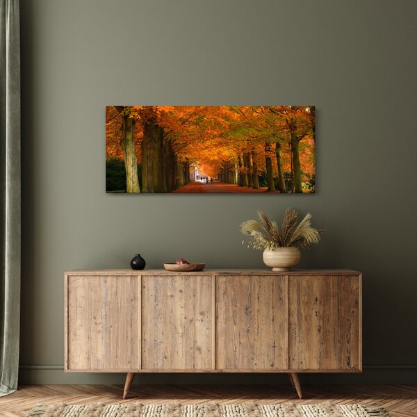 Slika - Avenija drveća u jesen (120x50 cm)