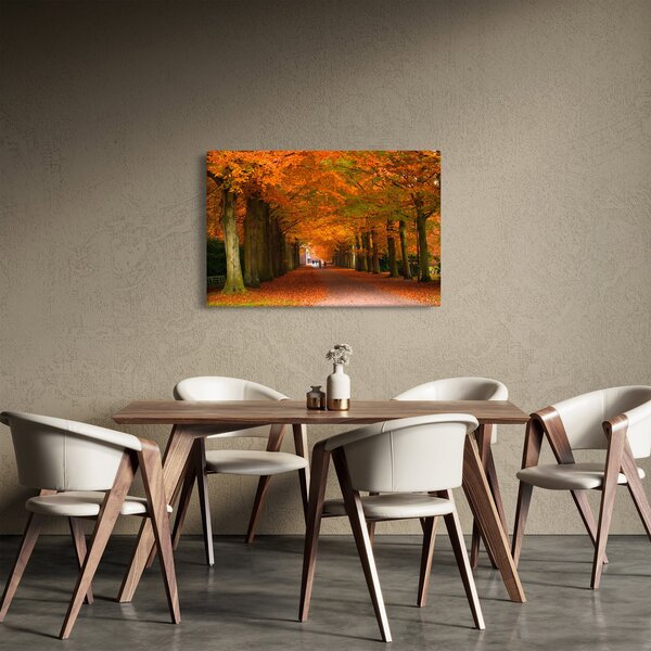 Slika - Avenija drveća u jesen (90x60 cm)