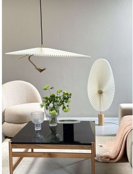 Podne Lampa GEJST, Liris, prigušiv, Zlato / mjed, Dnevna soba, Metal, Dizajn