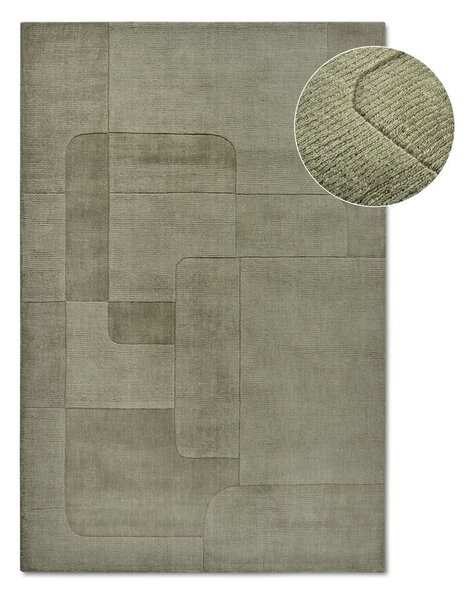 Zeleni ručno rađen vuneni tepih 160x230 cm Charlotte – Villeroy&Boch