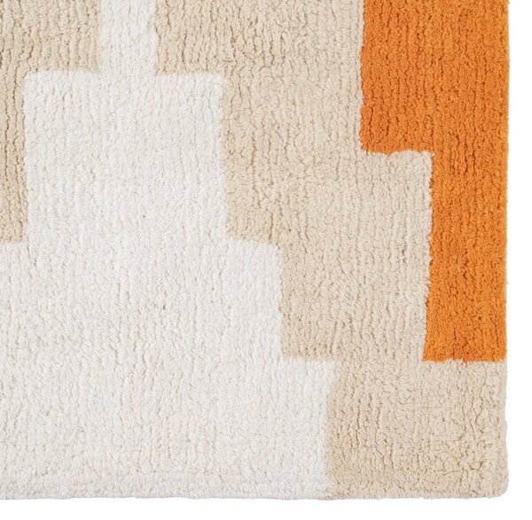 Narančasti periv pamučan tepih 120x160 cm Azteca – Ixia
