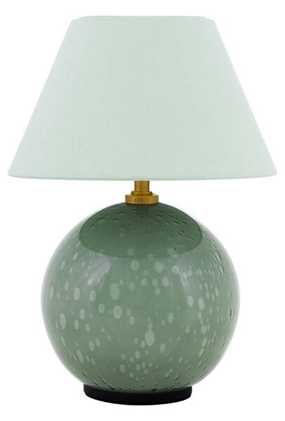 Stolne Lampa Globen Lighting, IRIS, prigušiv, Zelena, Dnevna soba, Staklo, Vintage