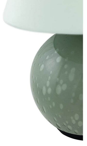Stolne Lampa Globen Lighting, IRIS, prigušiv, Zelena, Dnevna soba, Staklo, Vintage
