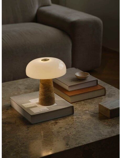 Stolne Lampa DFTP by Nordlux, Glossy, Bež, Dnevna soba, Mramor, Skandinavski