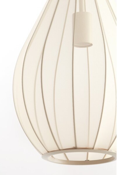Bež viseća svjetiljka s tekstilnim sjenilom ø 28 cm Itela – Light & Living