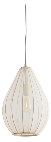 Bež viseća svjetiljka s tekstilnim sjenilom ø 28 cm Itela – Light & Living