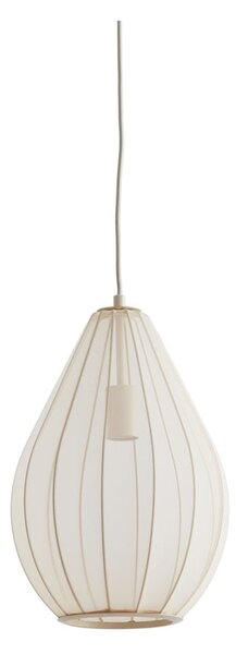 Bež viseća svjetiljka s tekstilnim sjenilom ø 28 cm Itela – Light & Living