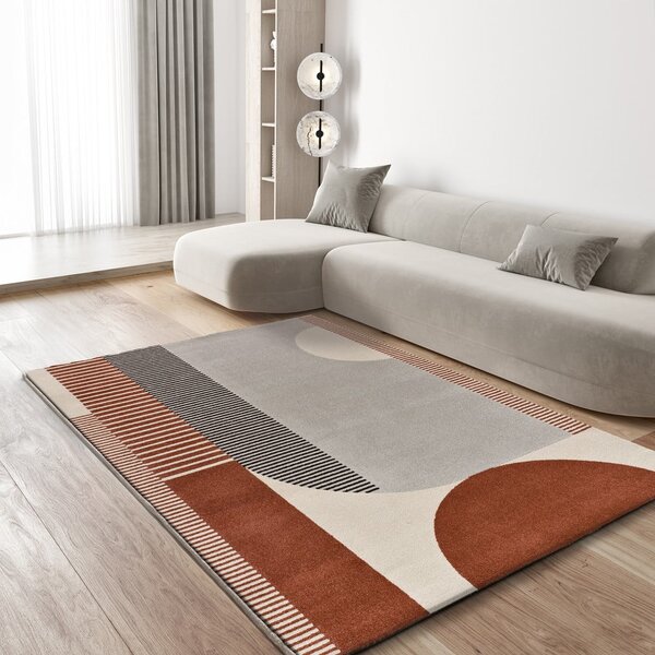 Crveni/sivi tepih 200x290 cm Gaia – Universal