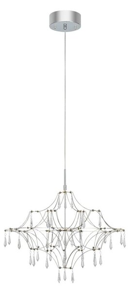 LED viseća svjetiljka u srebrnoj boji ø 60 cm Efesos – Markslöjd