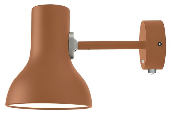 Zidne Svjetiljka Anglepoise, Type 75 Mini, prigušiv, Smeđa / hrđa, Dnevna soba, Metal, Dizajn