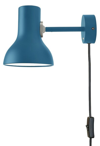 Zidne Svjetiljka Anglepoise, Type 75 Mini, prigušiv, Plava, Dnevna soba, Metal, Dizajn