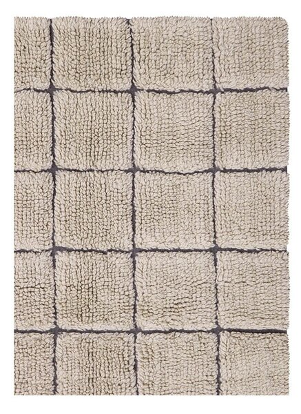 Bež ručno rađena vunena staza 80x230 cm Mosaic Sandstone – Lorena Canals