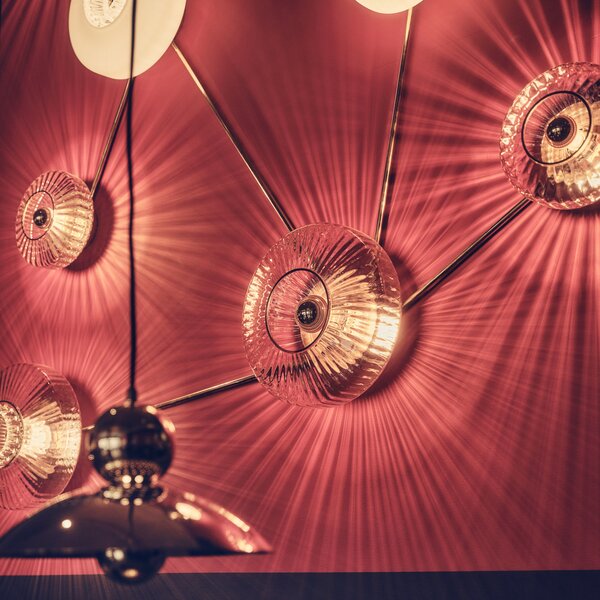 New Wave Optic Zidna Lampa XL Clear/Silver - Design By Us DESIGN BY US