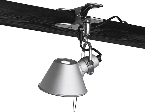 Reflektori Artemide, Tolomeo Micro Pinza, prigušiv, Metalik, Dnevna soba, Metal, Dizajn