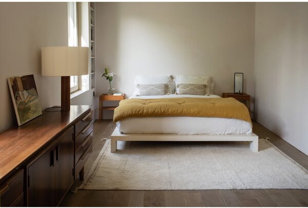 Krem periv/ručno rađen pamučan tepih 170x240 cm Bloom Natural – Lorena Canals