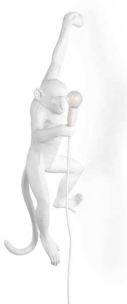 Stolne Lampa SELETTI, Monkey Lamp, Bijela, Dnevna soba, Plastika, Dizajn