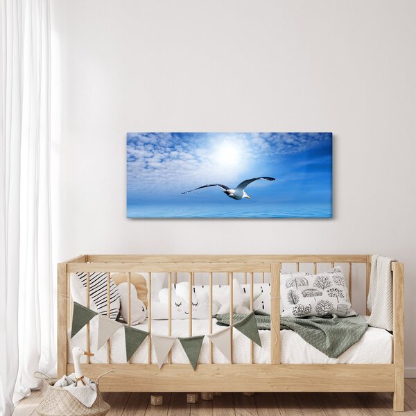 Slika - Galeb nad morem (120x50 cm)