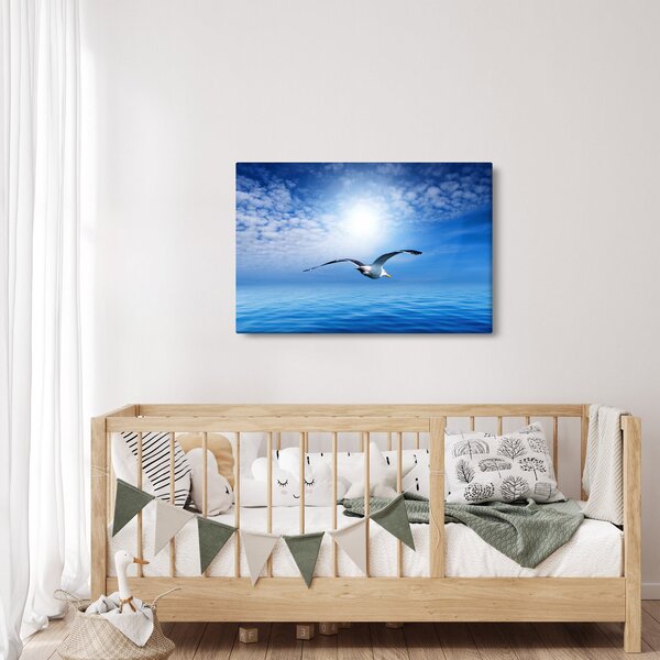 Slika - Galeb nad morem (90x60 cm)