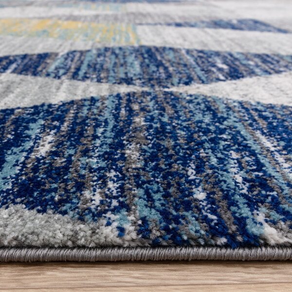 Plavi tepih 120x170 cm Muse Harlequin Blue – Asiatic Carpets