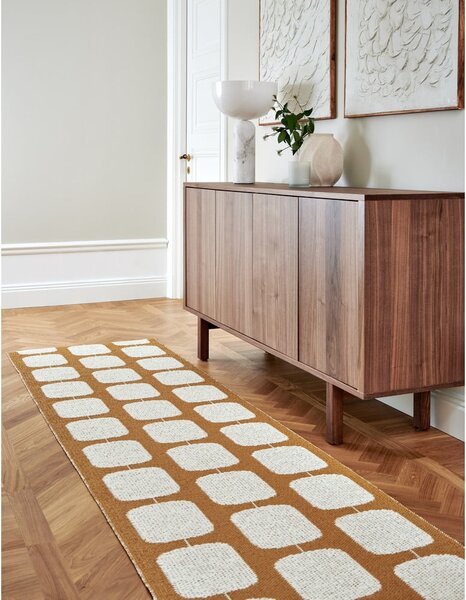 Oker žuti/krem unutarnji i vanjski tepih 70x100 cm Sten Ochre – Pappelina