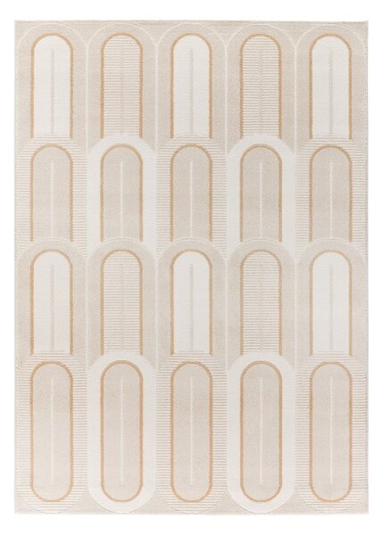 Krem tepih 160x230 cm Flora – Universal