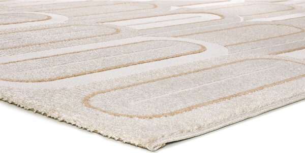 Krem tepih 160x230 cm Flora – Universal