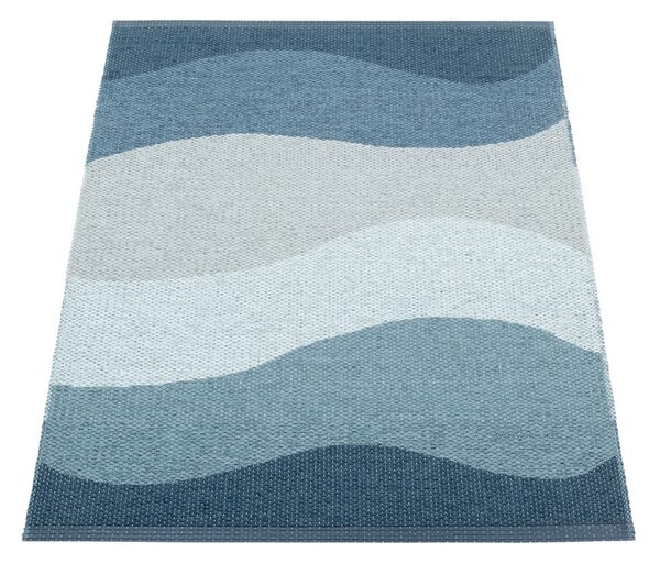 Plavi unutarnji i vanjski tepih 70x100 cm Urvi Water – Pappelina