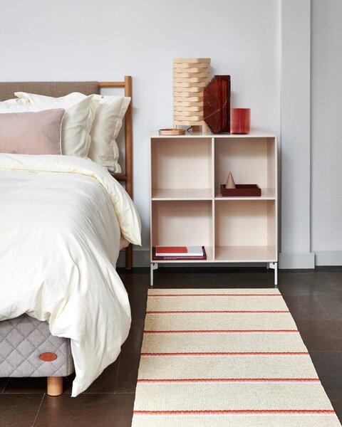Ciglasta/krem unutarnja i vanjska staza 70x180 cm Olle Brick Cream – Pappelina