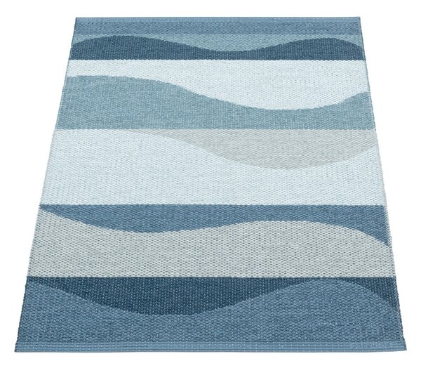 Plavi unutarnji i vanjski tepih 70x100 cm Urvi Water – Pappelina
