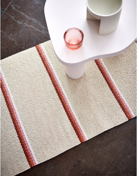 Ciglasta/krem unutarnja i vanjska staza 70x180 cm Olle Brick Cream – Pappelina