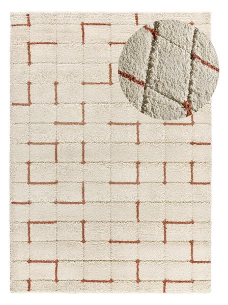 Ciglasti/krem tepih 133x190 cm Brenda – Universal
