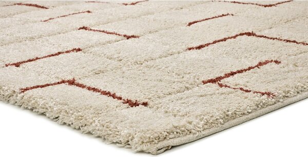 Ciglasti/krem tepih 133x190 cm Brenda – Universal