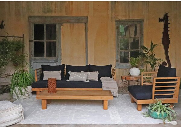 Bijeli periv/ručno rađen pamučan tepih 200x300 cm Tribu Natural – Lorena Canals