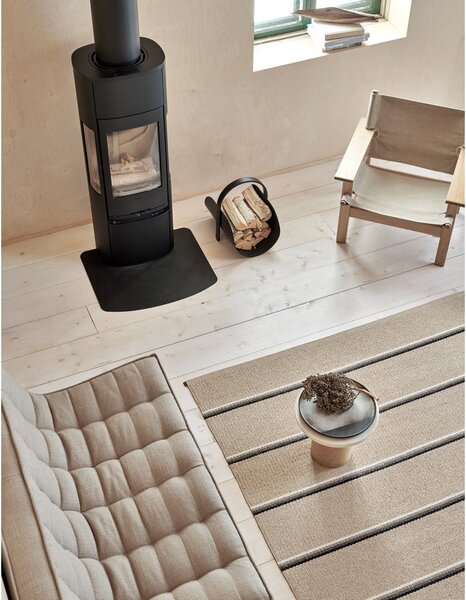 Bež unutarnji i vanjski tepih 70x90 cm Olle Mud Beige – Pappelina