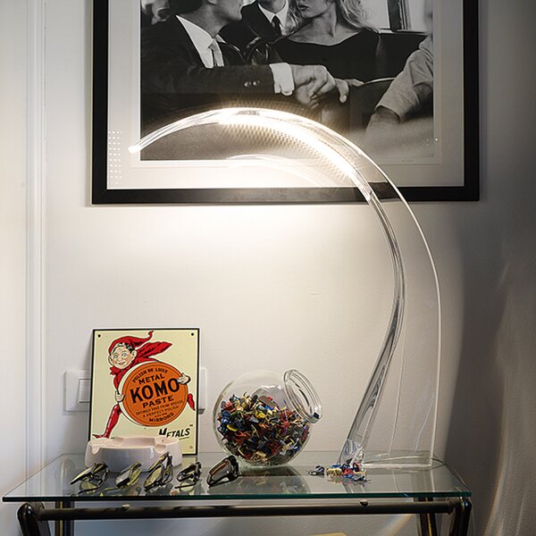 Stolne Lampa Kartell, Taj, Providna, Dnevna soba, Plastika, Dizajn