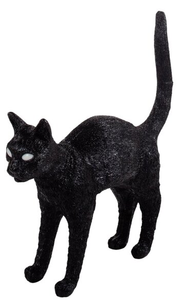Stolne Lampa SELETTI, Jobby The Cat, prigušiv, Crno, Dnevna soba, Plastika, Dizajn