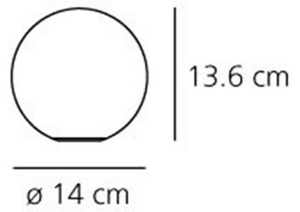 Stolne Lampa Artemide, Dioscuri, Bijela, Dnevna soba, Staklo, Dizajn