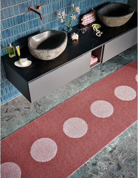 Svijetlo crvena unutarnja i vanjska staza 70x200 cm Vera Pop Blush – Pappelina