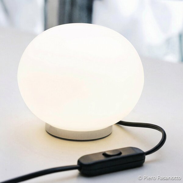 Stolne Lampa FLOS, GLO-BALL, prigušiv, Bijela, Dnevna soba, Staklo, Dizajn