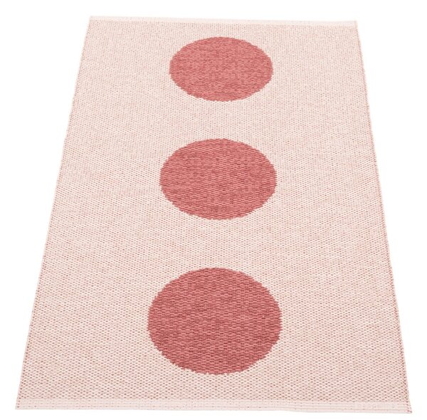 Svijetlo crveni unutarnji i vanjski tepih 70x120 cm Vera Pop Blush – Pappelina