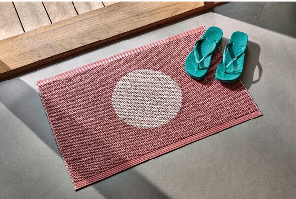 Svijetlo crvena unutarnja i vanjska staza 70x200 cm Vera Pop Blush – Pappelina