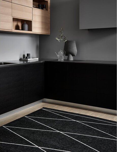 Crna unutarnja i vanjska staza 70x240 cm Max Black – Pappelina