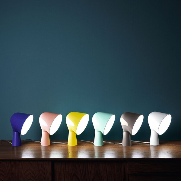 Stolne Lampa Foscarini, Binic, Plava, Dnevna soba, Plastika, Dizajn